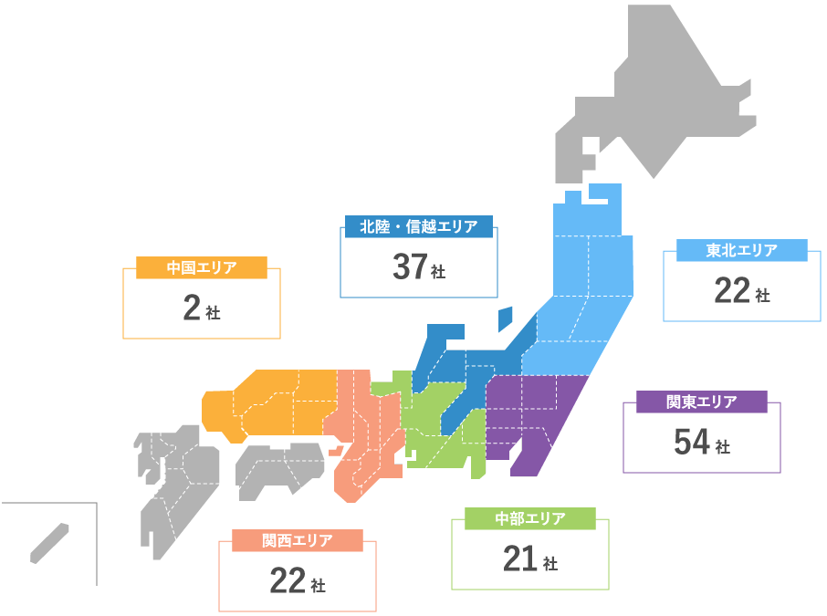 全国のECO床暖取り扱い工務店