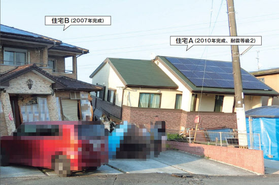 熊本地震で倒壊した住宅